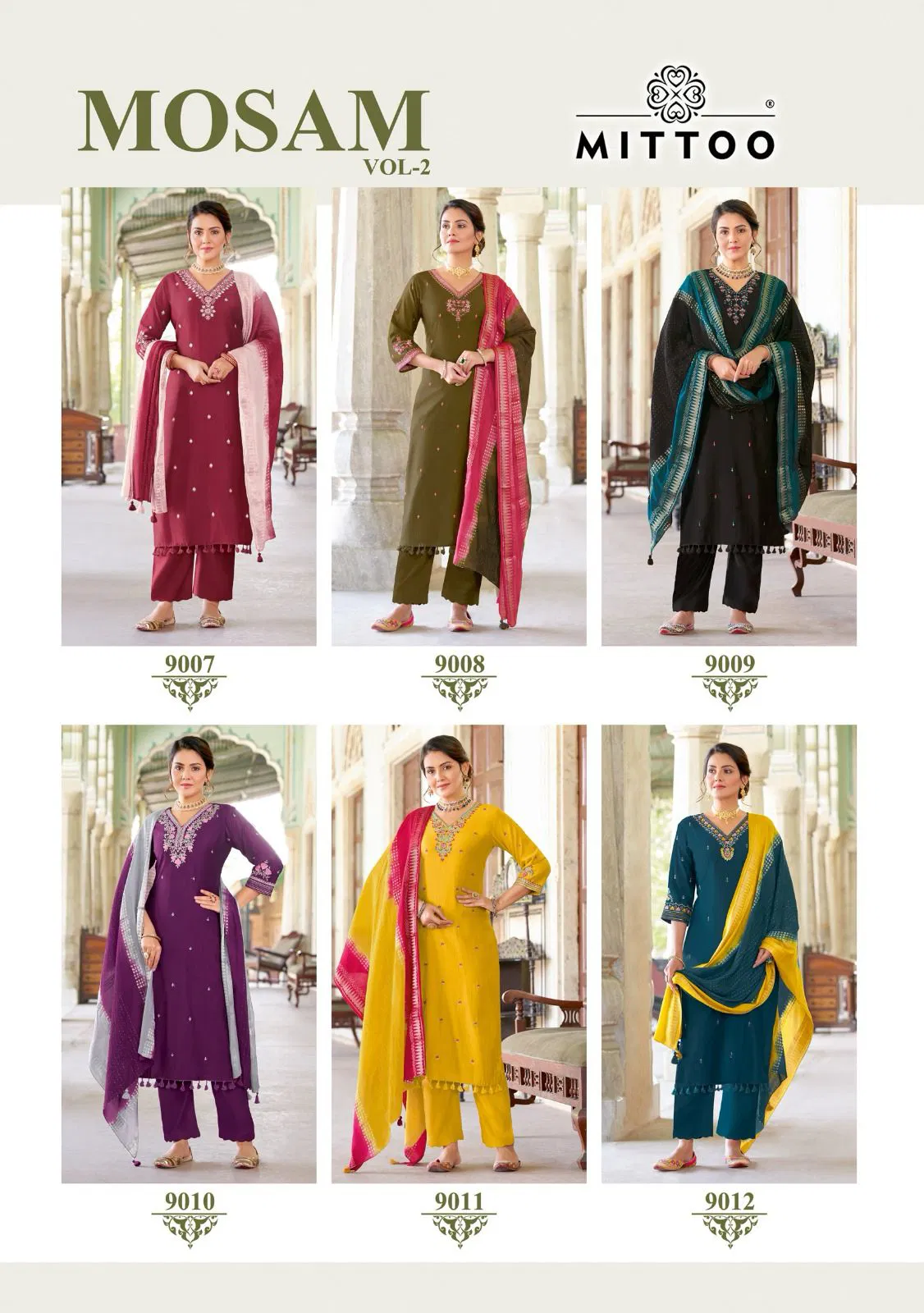 Mosam Vol 2 By Mittoo Viscose Kurti With Bottom Dupatta Wholesale Clothing Suppliers In India
